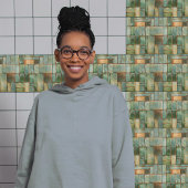 Sage Mozaïek Artistry Keramische Tegel Tegeltje