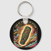 Sage My Space and My Attitude Smudging Cleansing A Sleutelhanger (Voorkant)