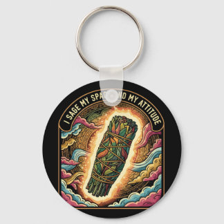 Sage My Space and My Attitude Smudging Cleansing A Sleutelhanger