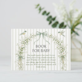 Sage Nesting Feest Baby Borrel Boeken voor Baby Informatiekaartje