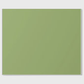 Sage Olijfgroen Effen Kleur Cadeaupapier (Vlak)