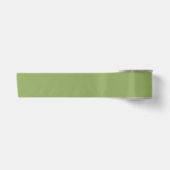 Sage Olijfgroen Effen Kleur  Satijnen Lint (Voorkant)