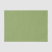 Sage Olijfgroen Effen Kleur Tissuepapier (Voorkant)
