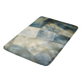 Sage Olijfgroen Goud Geometrisch Abstract Natuurli Badmat (Gekanteld)