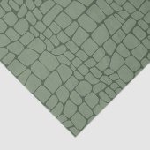 Sage Olive Green Alligator Skin Texture Decoupage Tissuepapier (Detail)