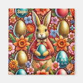 SAGE ~ Paashaas en eieren ~ Magneet (Voorkant)