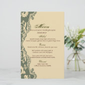 sage paisley -  bruiloft western land (Staand voorkant)