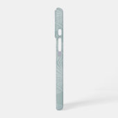 Sage | Patroon met tropische bodempalmen iPhone 16 Hoesje (Linkerkant)
