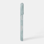 Sage | Patroon met tropische bodempalmen iPhone 16 Hoesje (Rechterkant)