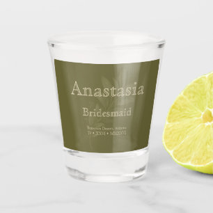 Sage Persoonlijke Bruidsmeisjes Shotglas Shot Glas