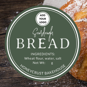 Sage Pine Bakery Sourdough Brood Logo Sticker