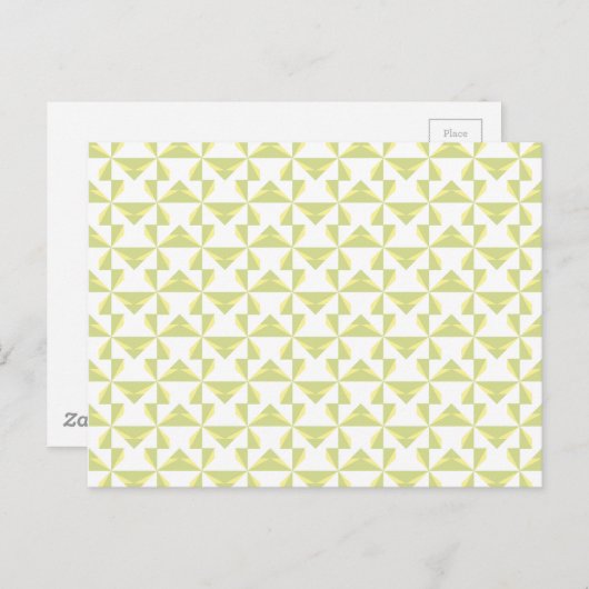 Sage Pinwheels Briefkaart (Voorkant / Achterkant)