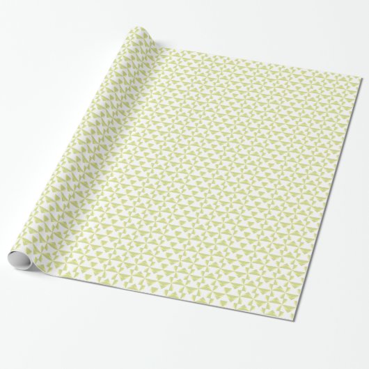 Sage Pinwheels Cadeaupapier (Uitgerold)