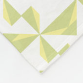 Sage Pinwheels Fleece Deken (Hoek)