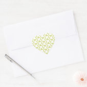 Sage Pinwheels Hart Sticker (Envelop)