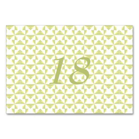 Sage Pinwheels Kaart (Voorkant)