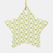 Sage Pinwheels Keramisch Ornament (Voorkant)