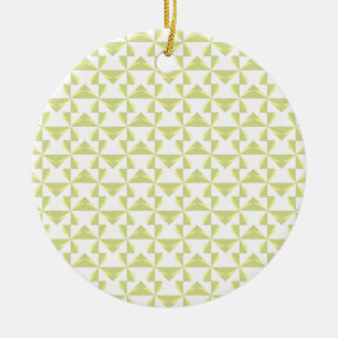 Sage Pinwheels Keramisch Ornament