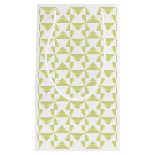 Sage Pinwheels Klein Cadeauzakje (Voorkant)