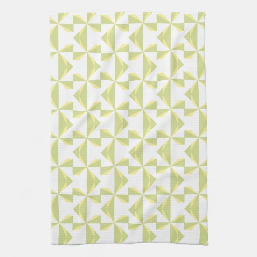 Sage Pinwheels Theedoek (Verticaal)