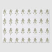 Sage-plant botanische Waterverf Tissuepapier (Voorkant)