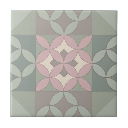 Sage & Rose Keramische Tegels Tegeltje (Voorkant)