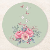 Sage Round Onderzetter Set (Voorkant)