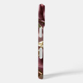 Sage Roze Marmeren Hoestelcase Goud Luxe Case-Mate iPhone Case (Achterkant / Rechts)