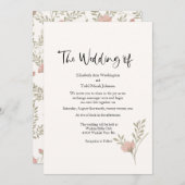 Sage & Rust Waterverf Foto Weddenschap Kaart (Voorkant / Achterkant)