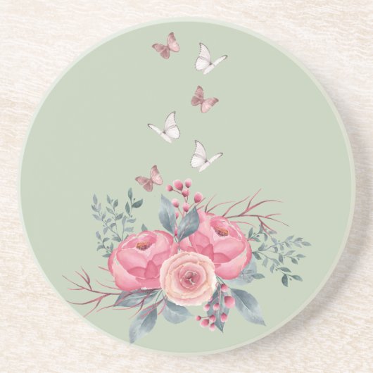 Sage Sandstone Onderzetter (Voorkant)