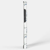 Sage Silver Green Floral Samsung Galaxy Hoesje (Rechterkant)