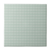 Sage Silver Soft Check Ceramic Tile Tegeltje (Voorkant)
