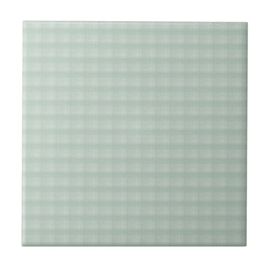 Sage Silver Soft Check Ceramic Tile Tegeltje (Voorkant)