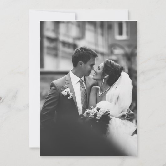 Sage SIMPLE STYLISH WEDDING INVITATIONS Kaart