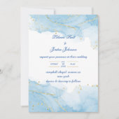 Sage SIMPLE STYLISH WEDDING INVITATIONS Kaart (Voorkant)