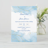 Sage SIMPLE STYLISH WEDDING INVITATIONS Kaart (Staand voorkant)