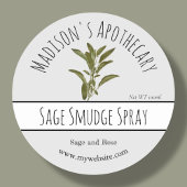 Sage Smudge Spray Ronde Sticker