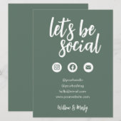 Sage Social Media Small Business teken (Voorkant / Achterkant)