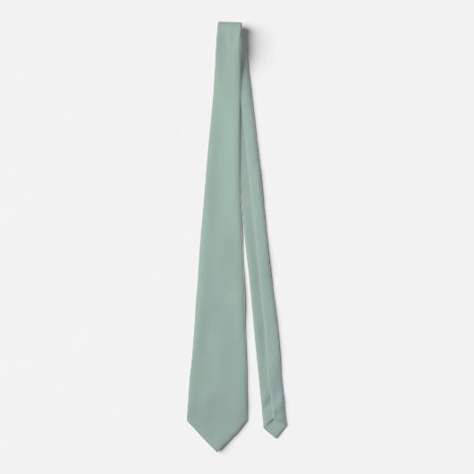 Sage Solid Color Wedding Stropdas (Voorkant)