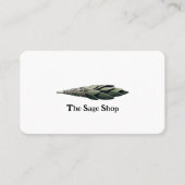 Sage Stick Zuiverende Energie Wicca Pagan Visitekaartje (Voorkant)