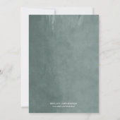 Sage String Lichtjes Jubileum Feest Uitnodiging (Achterkant)