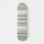 Sage Stripes minimalistisch esthetisch skateboard (Voorkant)