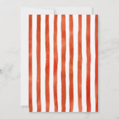 Sage Stripes Red Bow Christmas Tree Couple Wedding Kaart (Achterkant)