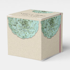 Sage Succulent Bruiloft Favor Box Bedankdoosjes
