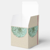 Sage Succulent Bruiloft Favor Box Bedankdoosjes (Geopend)