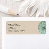 Sage Succulent Bruiloft Label (Insitu)