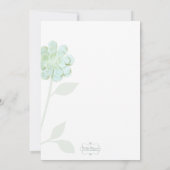 Sage Succulents Cactus Vrijgezellenfeest Kaart (Achterkant)