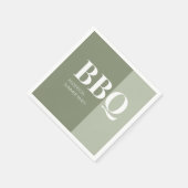 Sage Summer BBQ-feest Servet (Hoek)