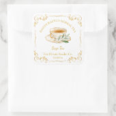  Sage Tea Square Label (Tas)