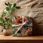 Sage Terracotta Botanical Floral Bridal Shower Cadeaupapier<br><div class="desc">Complete your celebration with this elegant botanical wrapping paper featuring a warm sage green and terracotta floral pattern. Designed to coordinate seamlessly with the matching bridal shower stationery collection, this gift wrap adds a cohesive and elevated touch to your event presentation. The full-coverage floral design offers a rich, organic look...</div>